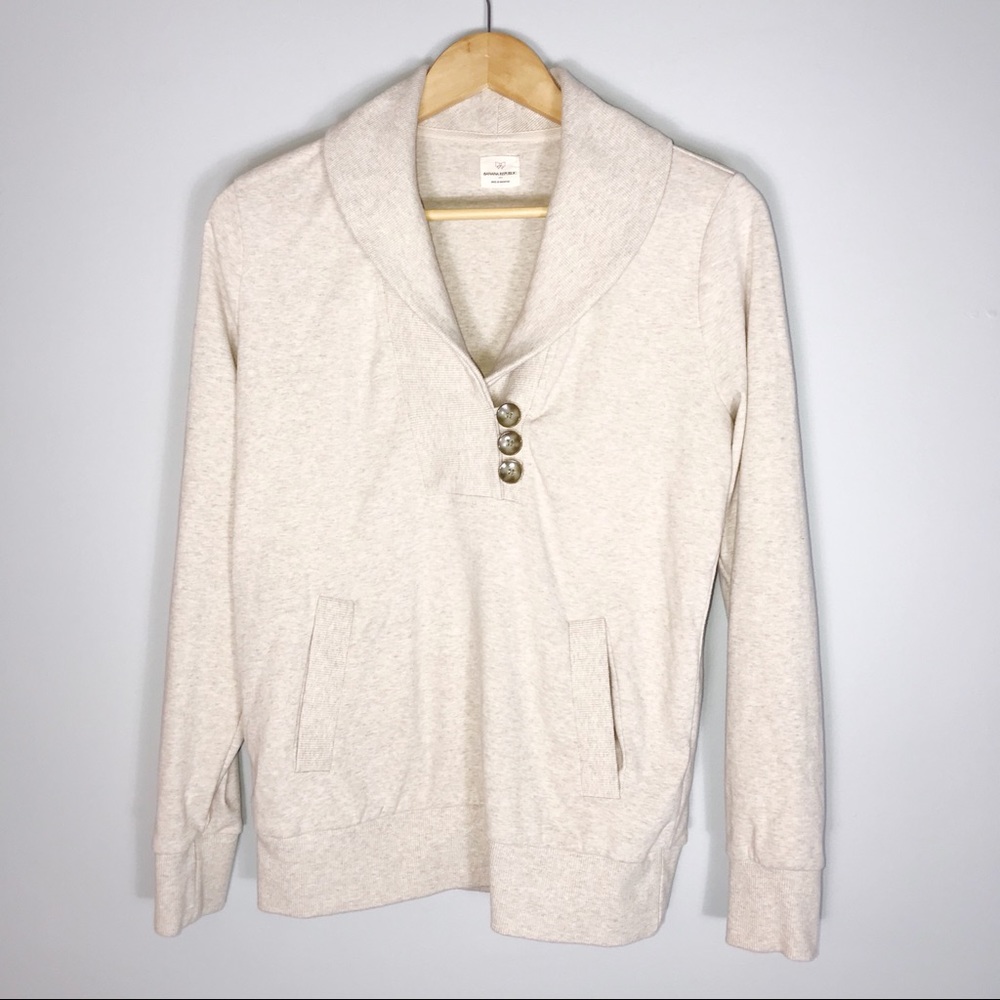 Banana Republic Factory | Luxe Pullover In Oatmeal